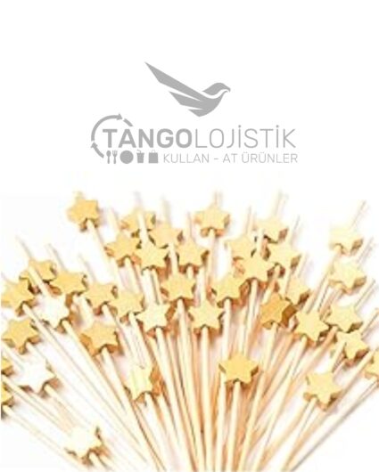 Altın Yılzdızlı Bambu Kürdan