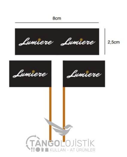 Bayraklı Kürdan – Baskılı