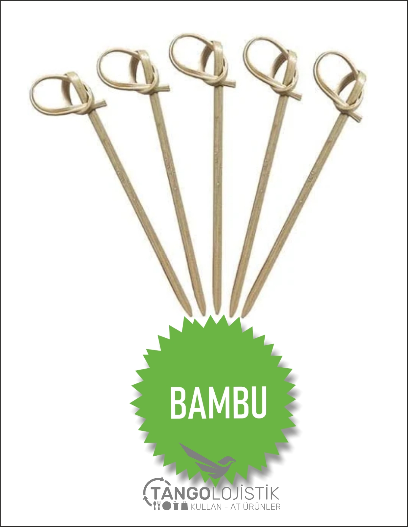 Düğümlü Bambu Kürdan