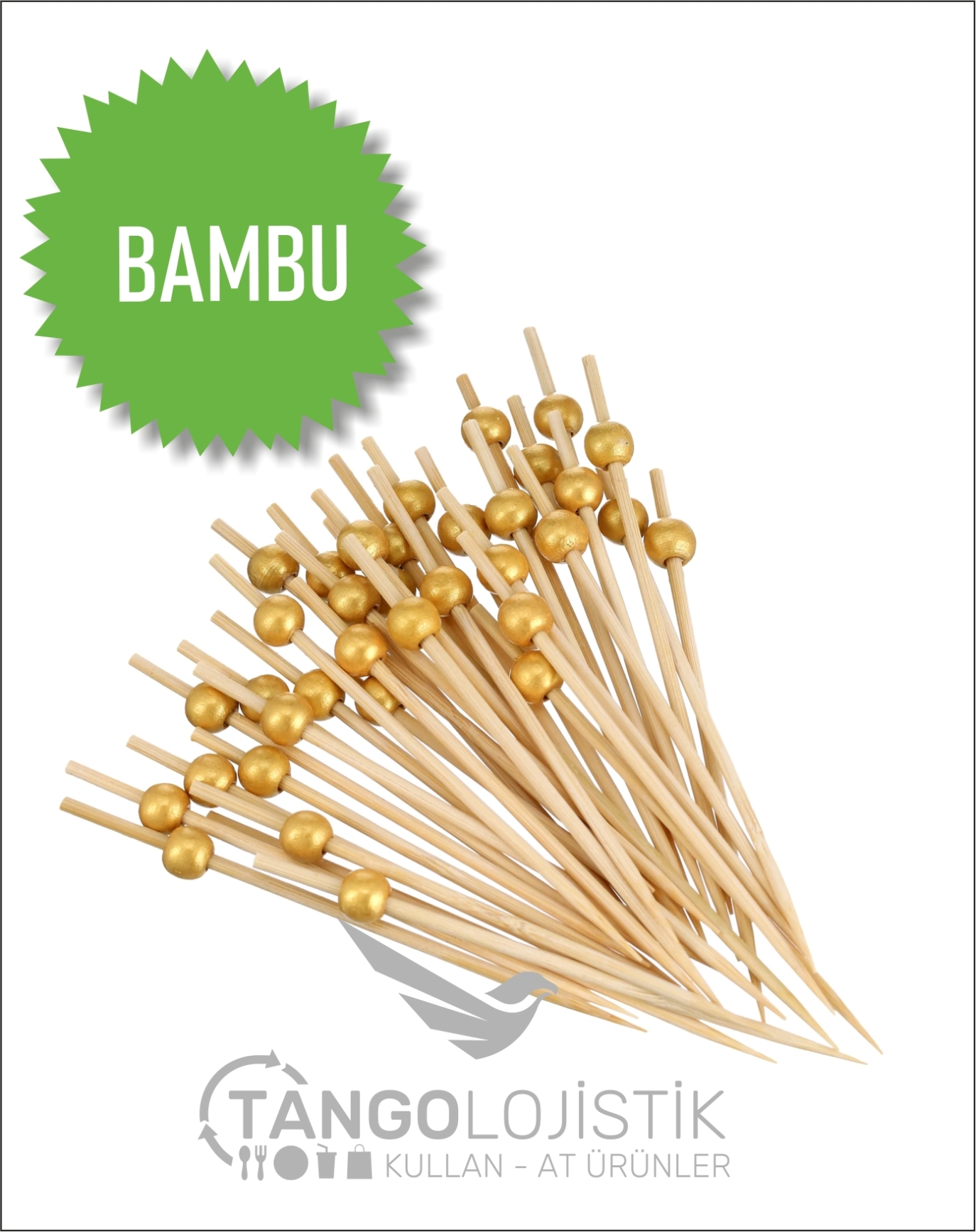 Altın Top Bambu Kürdan