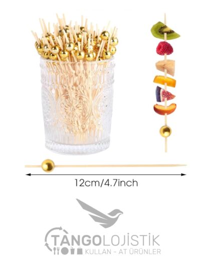 Altın Top Bambu Kürdan