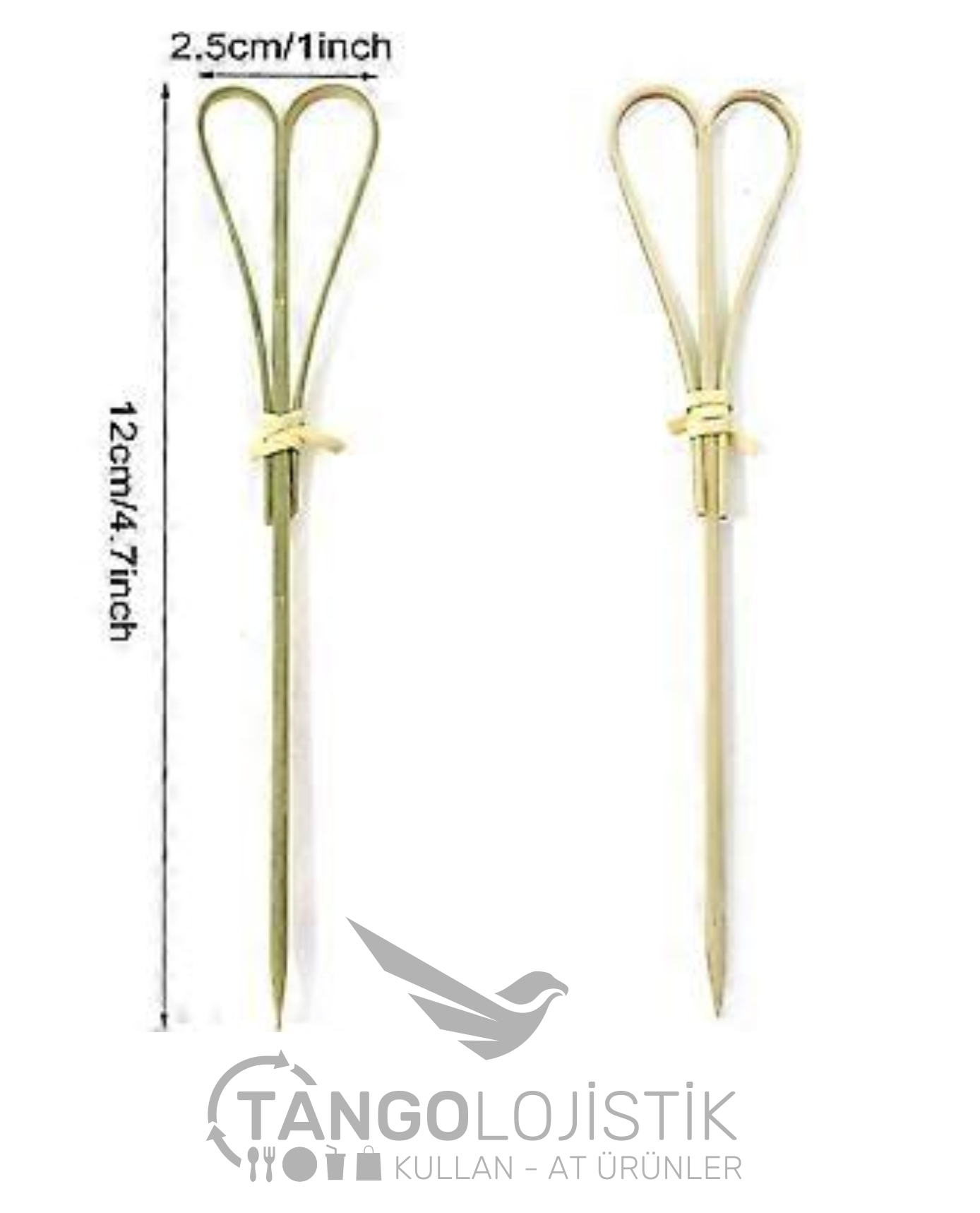 Kalpli Bambu Kürdan - Görsel 2