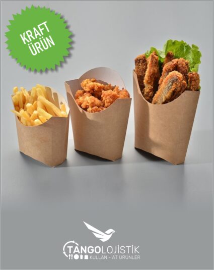 Kraft Cips Kutusu Orta Boy