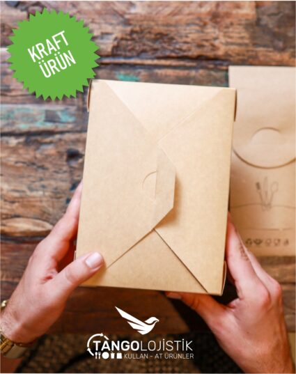 Kraft Yemek Kutusu 150x210x60 mm