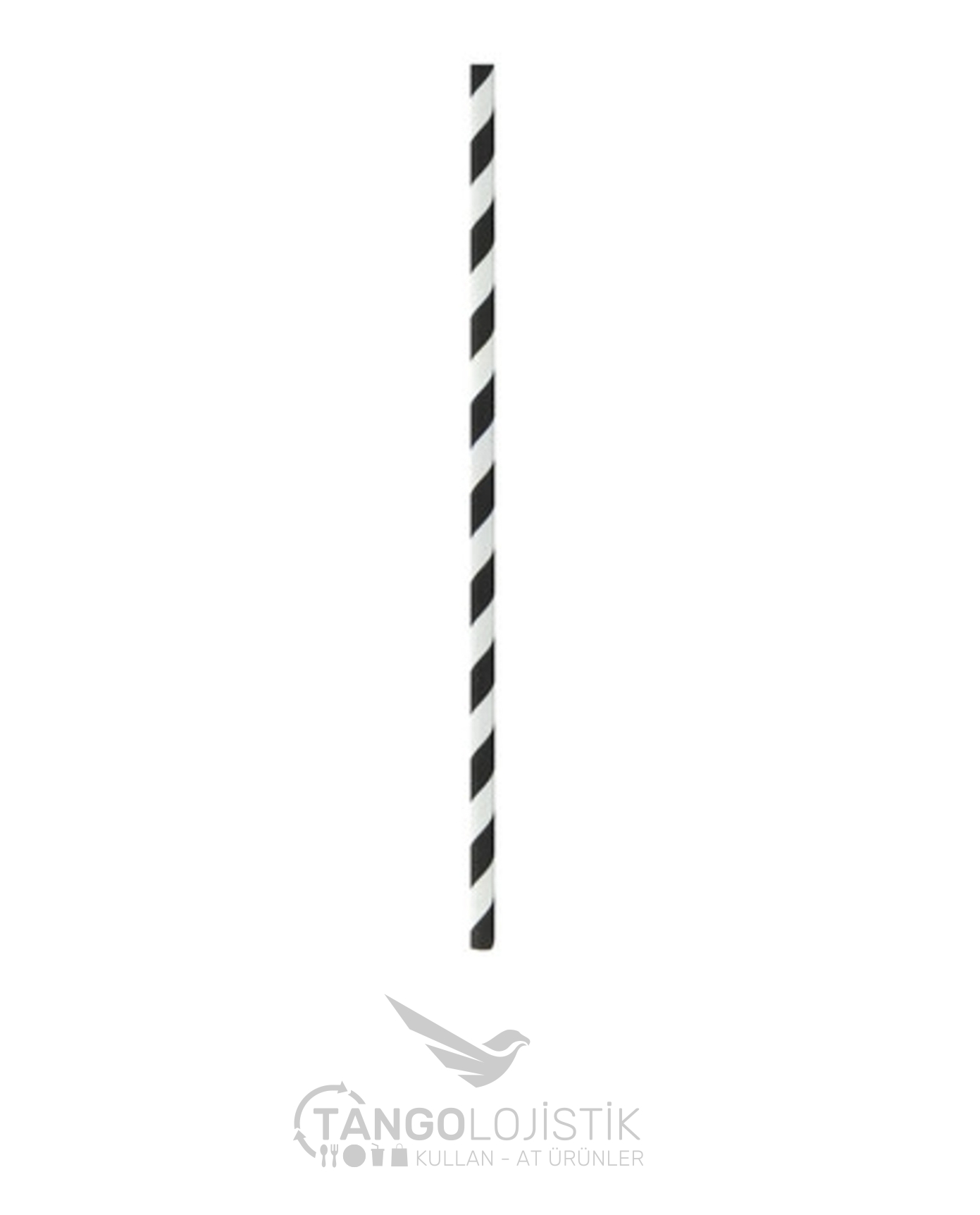 Çizgili Kağıt Pipet - Görsel 4