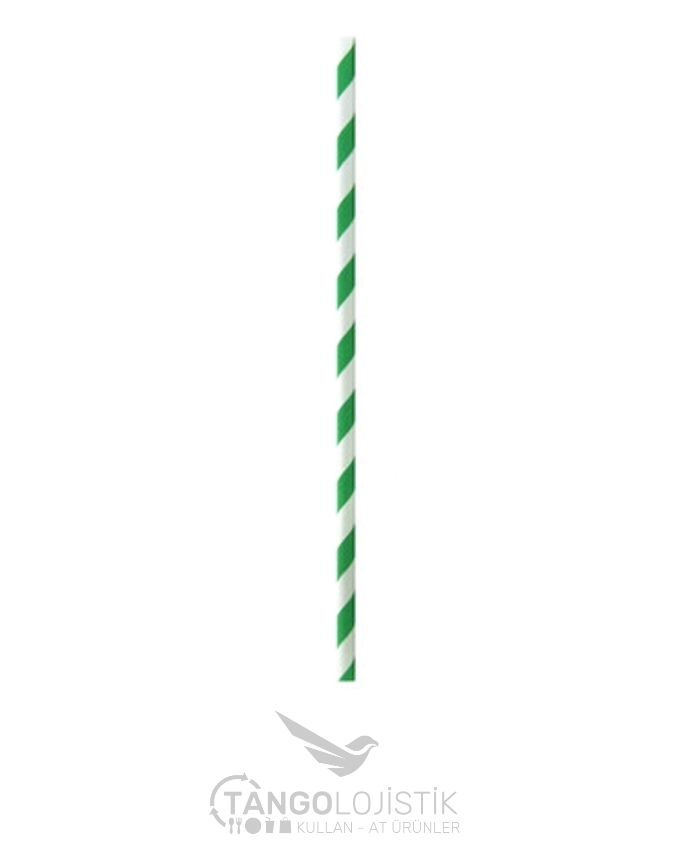 Çizgili Kağıt Pipet - Görsel 5