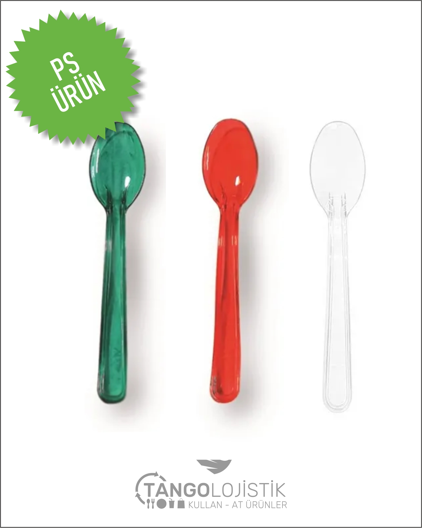 DONDURMA KAŞIĞI 2,6 GR PS RENKLİ VE ŞEFFAF