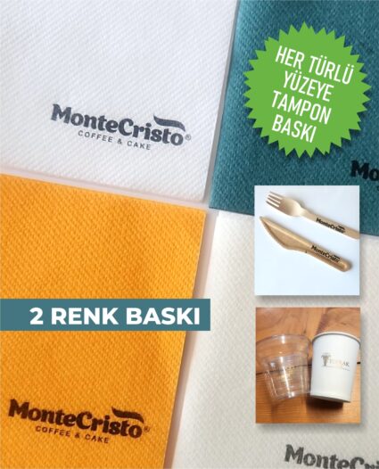 Tampon Baskı İki Renk – 1000 adete kadar baskı