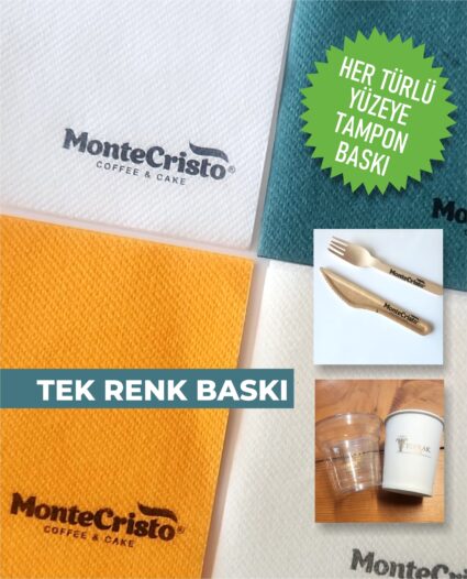 Tampon Baskı Tek Renk – 1000 adete kadar baskı