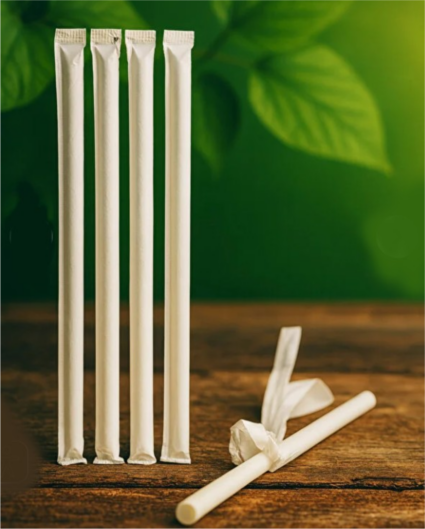 Mısır Nişastasından Sargılı Pipet – 2500’lü paket